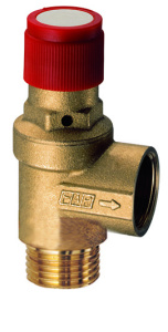 Автоматический предохранительный клапан FAR 1/2" ВРх1/2" НР, 8 бар
