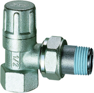 Вентиль запорный FAR угловой 1/2" ВР