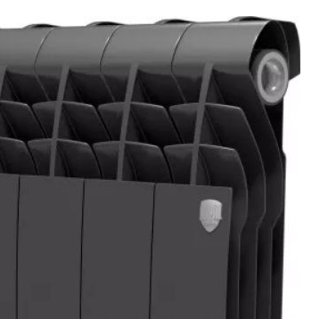 Радиатор биметаллический ROYAL THERMO BILINER NOIR SABLE 350x6 секций, VR (НС-1196734)