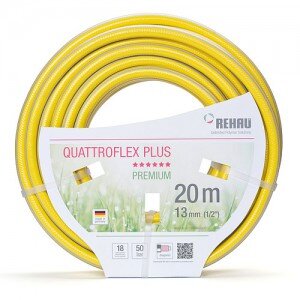 Шланг поливочный армированный BELAMOS REHAU Кватрофлекс 3/4"х25 м