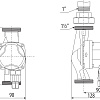 Насос циркуляционный AQUARIO PRIME-A1-256-180 (25х60)