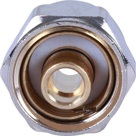 EK Фитинг-евроконус обжимной для полиэтилена STOUT PE-X Ø16х2.6-1/2", посадка Ø16.1, для труб STABIL