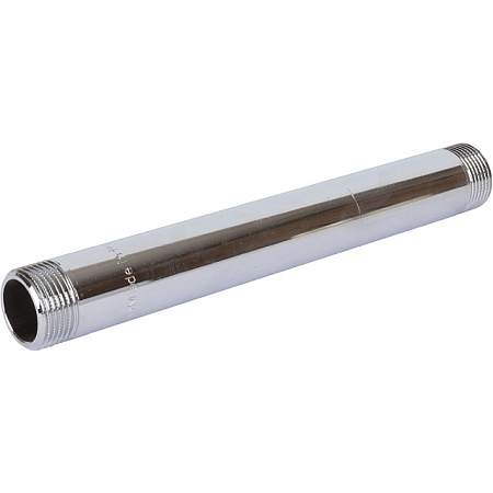 Бочонок резьбовой латунный STOUT хром 3/4"x200мм
