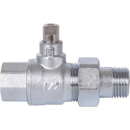 Клапан шаровой двухходовой зональный STOUT 1/2"х1/2" НВ