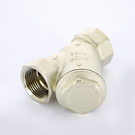 Фильтр косой UNI-FITT ВВ 3/4" 400 мкм, никелированный