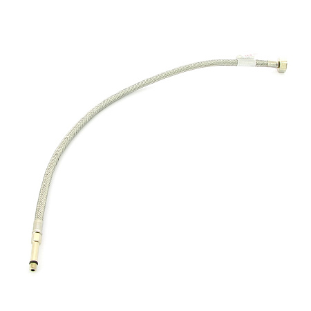 Гибкая подводка для смесителя UNI-FITT МL8х1 - 1/2", 60 см, удлиненный штуцер, DN 6, оплётка из нерж