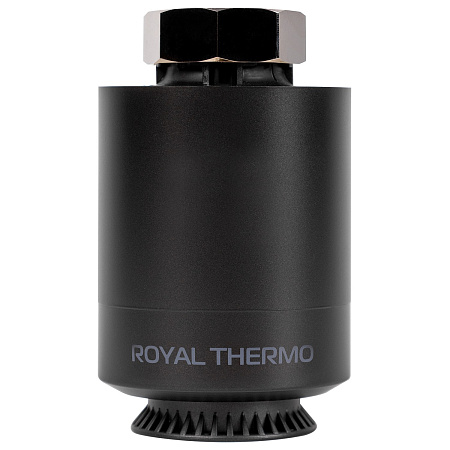 Термоголовка электронная для радиатора ROYAL THERMO SMART HEAT черный (НС-1402610)
