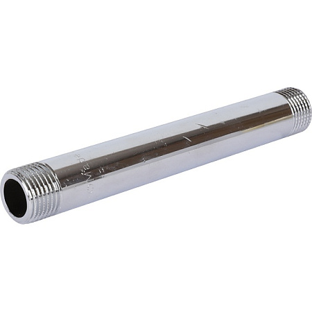Бочонок резьбовой латунный STOUT хром 1/2"x150мм