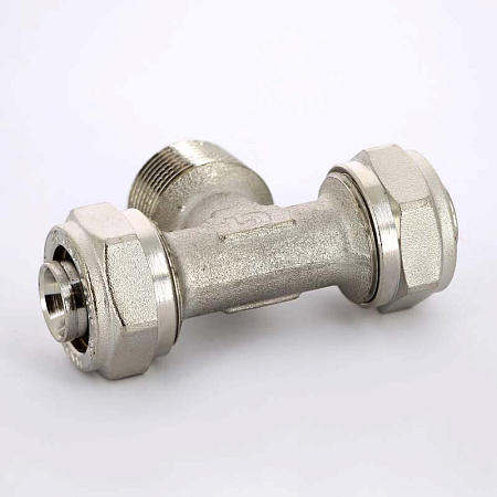 МЦ Тройник резьбовой цанга для металлопласта UNI-FITT Ø20х1/2" Н