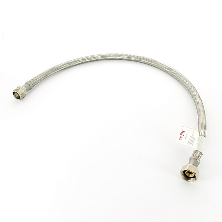 Гибкая подводка UNI-FITT для воды ВН 3/4", 80 см, DN 13, оплётка из нерж. cтали