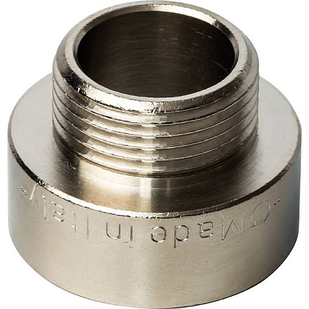 Муфта переходная резьбовая латунная STOUT никель 1"X3/4" ВН