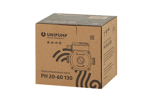 Насос для рециркуляции UNIPUMP PН 20-60 130 мм ГВС (1 год гарантии)