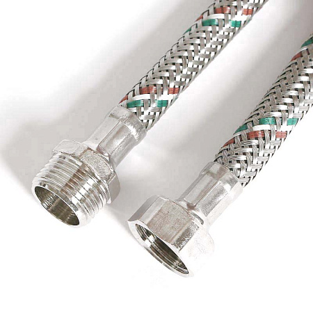 Гибкая подводка UNI-FITT ВН 1/2", 60 см, DN 8, оплётка из нерж. стали