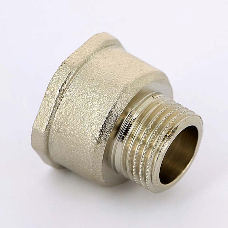 Переход под ключ резьбовой латунный UNI-FITT никель 2"х11/2"