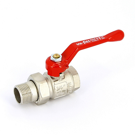Кран шаровой с американкой UNI-FITT ETALON рукоятка 3/4"