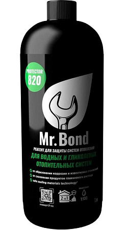 Ингибитор корозии для защиты систем отопления, 1л Mr.Bond Protector 820