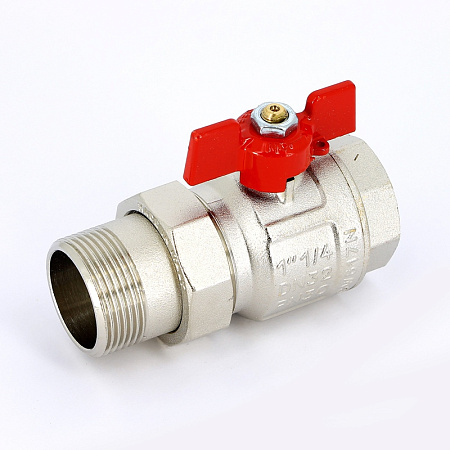 Кран шаровой с американкой UNI-FITT ETALON бабочка 11/4"