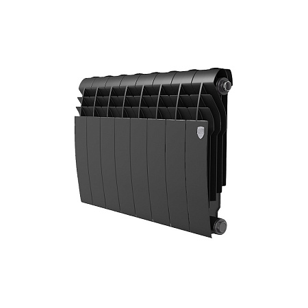 Радиатор биметаллический ROYAL THERMO BILINER NOIR SABLE 350x10 секций, черный (НС-1197126)