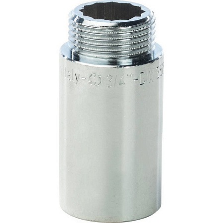 Удлинитель резьбовой латунный STOUT хром 3/4"x50мм ВН