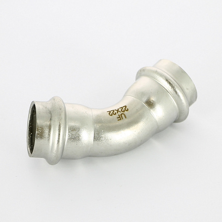 НП Угол резьбовой пресс из нержавейки UNI-FITT фитинг Ø22x1/2" Н