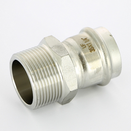 НП Муфта резьбовая пресс из нержавейки UNI-FITT фитинг Ø35x11/4" Н