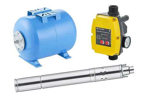 Насос скважинный-автоматический UNIPUMP АКВАРОБОТ ECO VINT 3-24 л (750 Вт, кабель-30м, бак 24л)