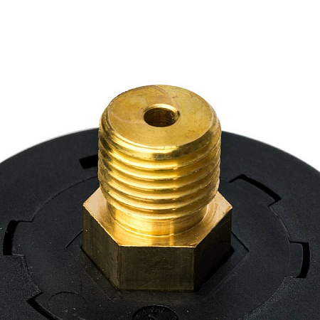 Манометр аксиальный STOUT Ø50-1/4", 10 бар, горизонтальное подключение