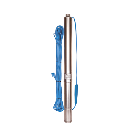 Насос скважинный AQUARIO ASP1E-27-75 (встр. конд., каб.15 м)