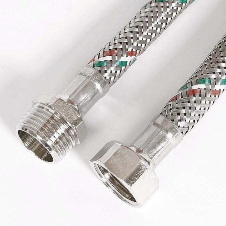 Гибкая подводка UNI-FITT ВН 1/2", 200 см, DN 8, оплётка из нерж. стали