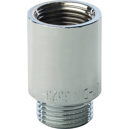 Удлинитель резьбовой латунный STOUT хром 1/2"x30мм ВН