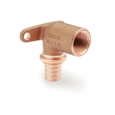СА Водорозетка аксиальная REHAU RAUTITAN RX бронза Ø16х1/2" В, с длинным патрубком (13661051008)