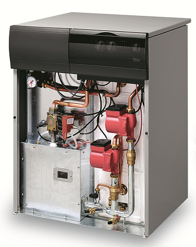 Котел газовый напольный BAXI SLIM 2.230 i, 23 кВт, двухконтурный, открытая камера