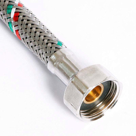Гибкая подводка для смесителя UNI-FITT М10х1 - 1/2", 40 см, DN 8, оплётка из нерж. стали