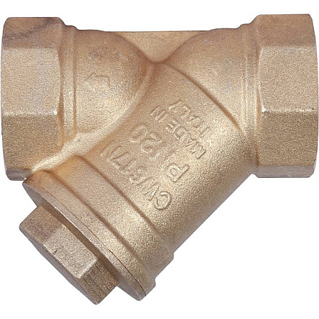 ФГО Фильтр косой грубой очистки STOUT SFW латунный 11/2", 500 мкр, желтый
