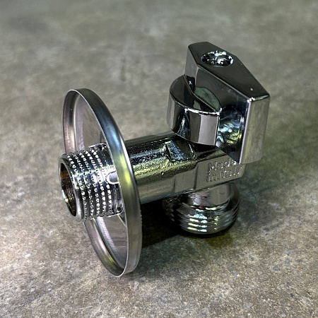 Вентиль запорный Н 1/2" х 3/4" для подключения стиральных / посудомоечных машин UNI-FITT