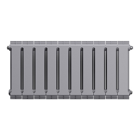 Радиатор биметаллический ROYAL THERMO PIANOFORTE SILVER SATIN 300x10 секций, серый (НС-1346073)