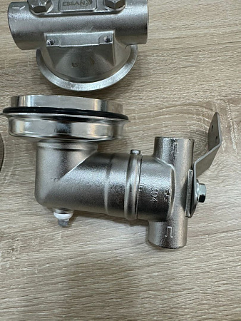Корпус-колба фильтра из нержавейки ESSAN ILHOM горячая и холодная вода 10SL, 1/2" В (8)