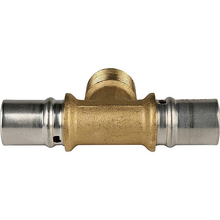 МП Тройник резьбовой пресс для металлопласта STOUT Ø20х3/4"х20 Н