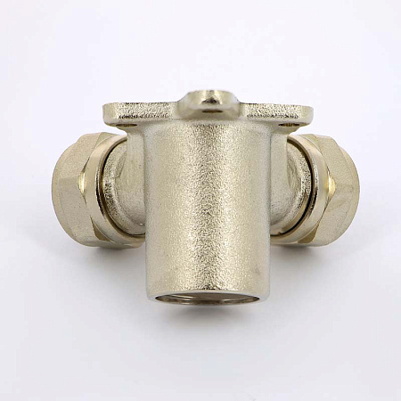 МЦ Водорозетка проходная цанга для металлопласта UNI-FITT Ø16х1/2" В