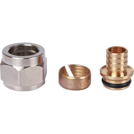 EK Фитинг-евроконус обжимной для полиэтилена STOUT PE-X Ø16х2.0-1/2", посадка Ø16.1 (10/150)