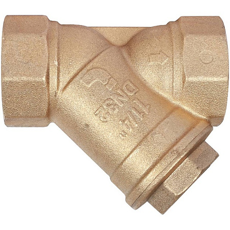 ФГО Фильтр косой грубой очистки STOUT SFW латунный 11/4", 500 мкр, желтый