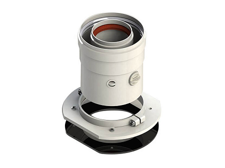 Адаптер дымохода PROTHERM Ø60/100, Al, с рев.отверстием. Для котлов Рысь, Ягуар.