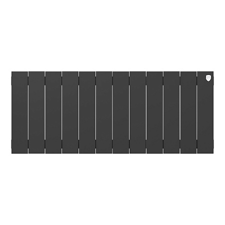 Радиатор биметаллический ROYAL THERMO PIANOFORTE NOIR SABLE 300x12 секций, чёрный (НС-1346057)