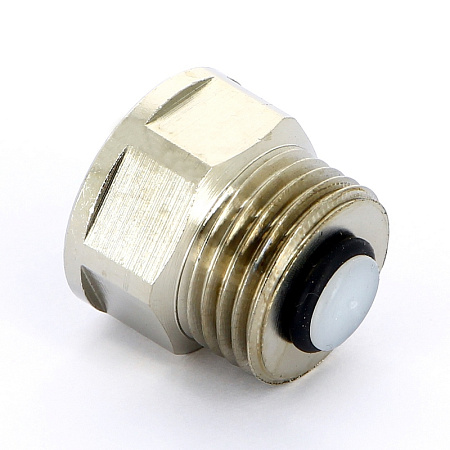 Клапан отсечной для воздухоотводчика UNI-FITT 1/2" x 1/2" никелир.
