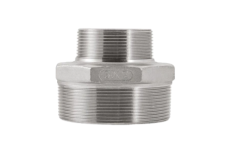 Переход резьбовой UNIPUMP 3”НР / 2”НР нержавеющая cталь