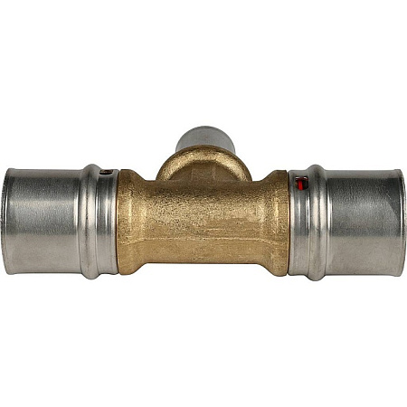 МП Тройник переходной пресс для металлопласта STOUT Ø26х16х26