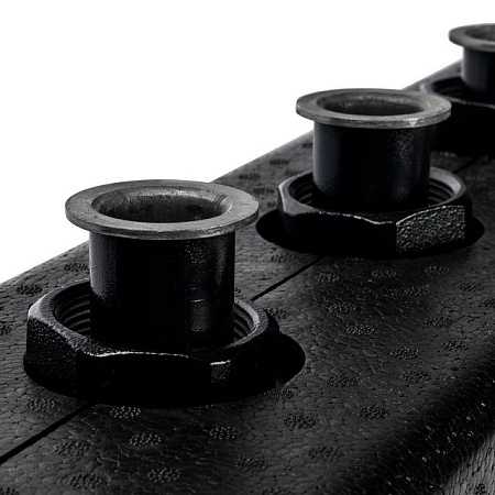 Коллектор распределительный стальной STOUT 3(5) отопительных контура, в теплоизоляции DN25