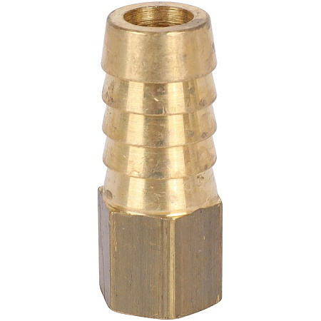 Штуцер резьбовой латунный STOUT без покрытия 1/8"x14мм В
