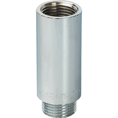 Удлинитель резьбовой латунный STOUT хром 1/2"x55мм ВН