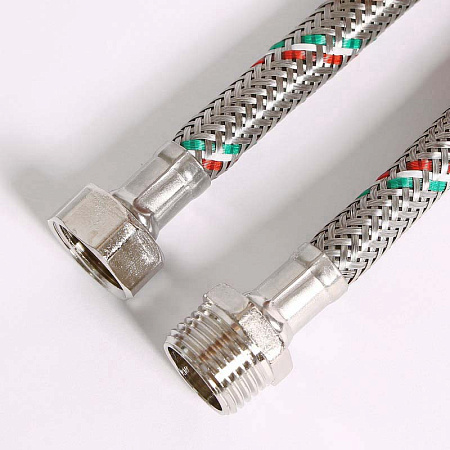 Гибкая подводка UNI-FITT ВН 1/2", 30 см, DN 8, оплётка из нерж. стали